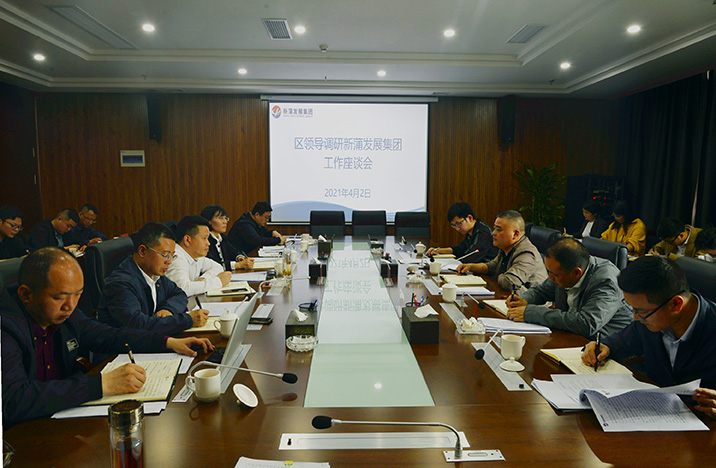 袁建平调研新蒲发展集团总体运营情况